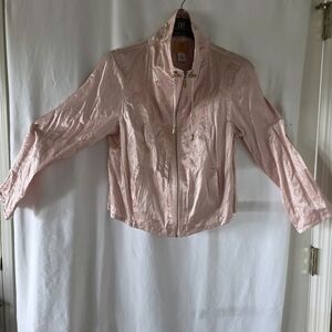 Ruby Rd Satin Jacket Sz 12P With Pockets $38